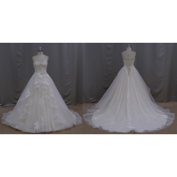 Hochwertige Organza Brautkleid